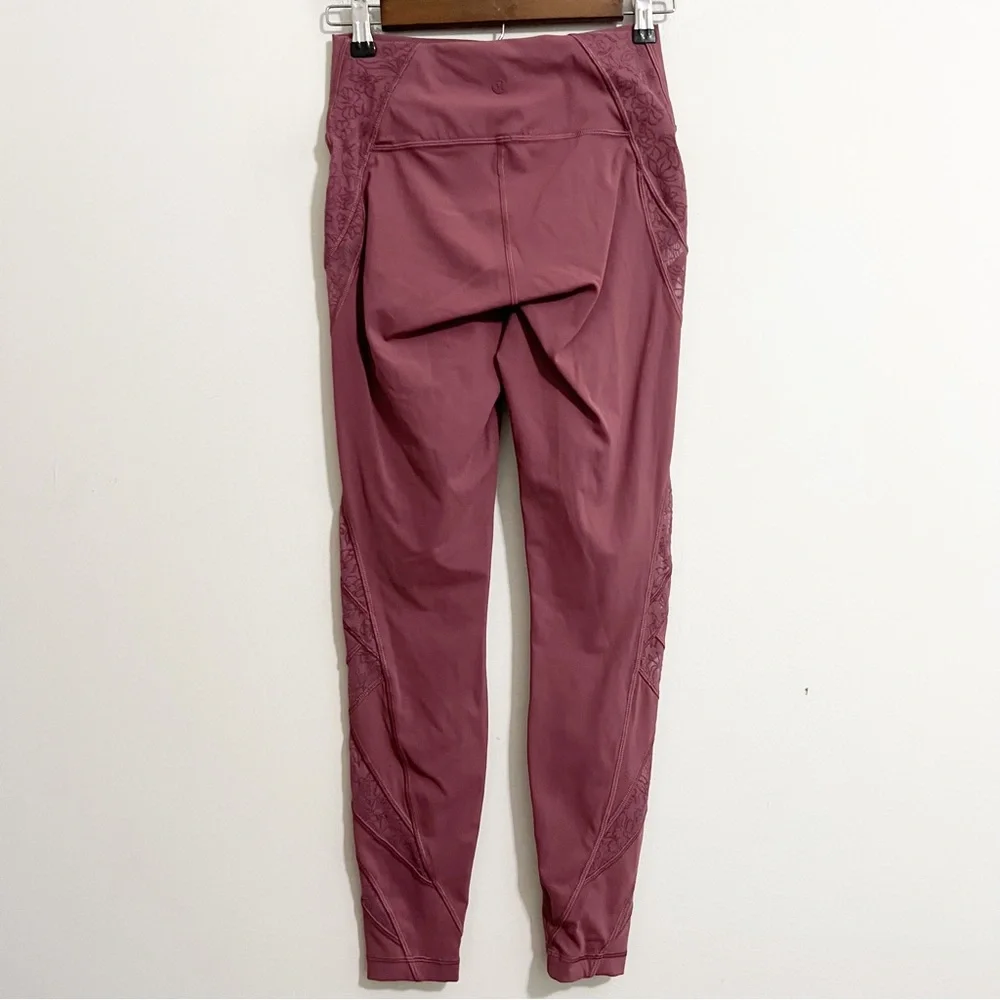 Lululemon Wunder Under Flocked Legging